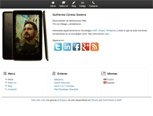 Tablet Screenshot of guillermocerezo.com